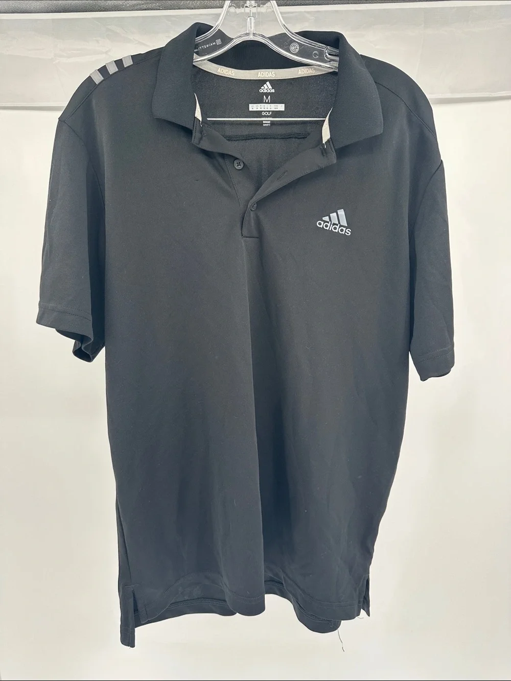Adidas Men’s Black Golf Polo Shirt - Classic Performance